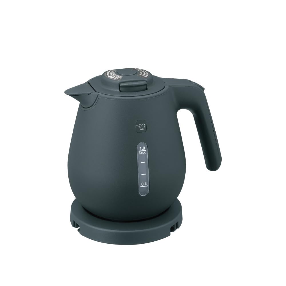 ZOJIRUSHI（象印マホービン） 電気ケトル 1.0L CK-DB10AM-BM | 転倒湯もれ防止・ほこりブロック・安全設計の速沸ケトル