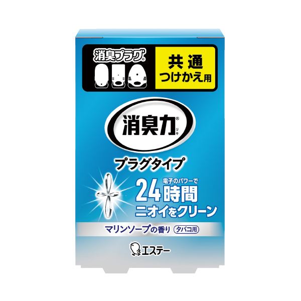 （まとめ）エステー 消臭力繋ぎ付替 米国海兵隊員石けん20ml【×20書き割り】