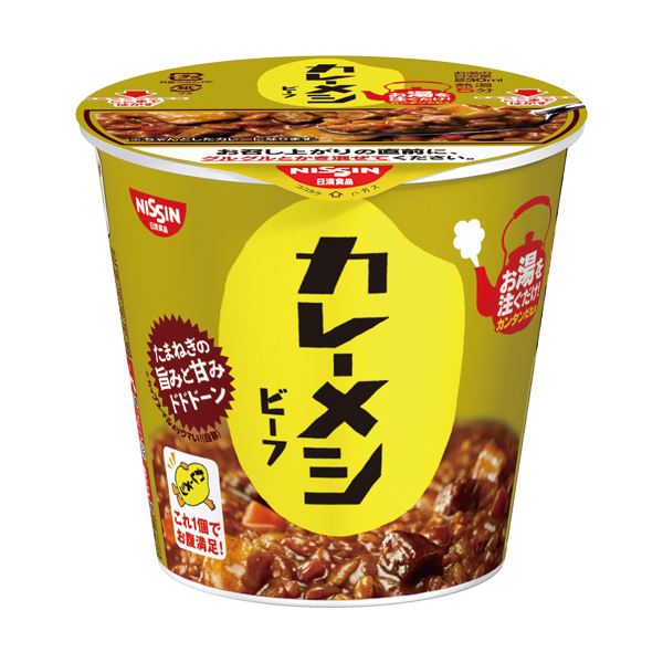 (まとめ)日清食品 日清カレーメシ ビーフ107g 1ケース(6食)【×5セット】【代引不可】|安心のYOSI 店
