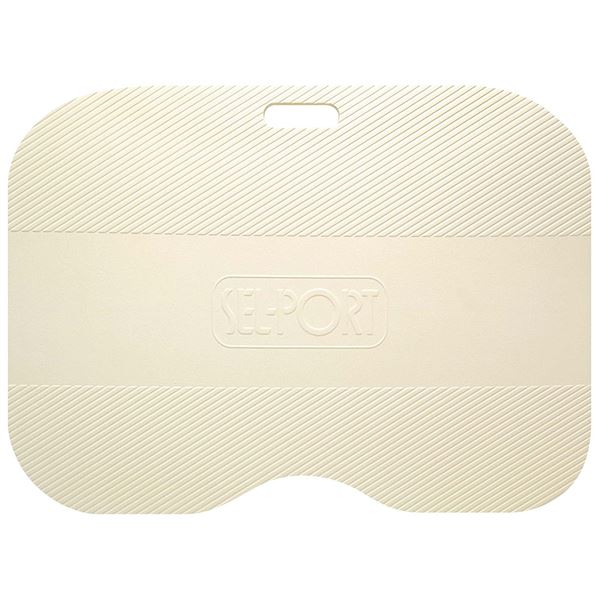 (まとめ) お風呂マット/浴室マット 【ハーフサイズ】 防カビ コンパクト バス用品 『ニューセルポート IV』 【15個セット】