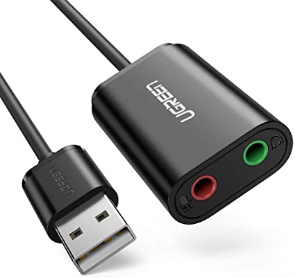 Ugreen Usb オーディオ 変換アダプタ 外付け サウンドカード Usb 3 5mm ミニ ジャック ヘッドホン マイク端子 高音質 Ps4 Macbook Mac Mini Imac Windows Pcなどに最適 ブラック Educaps Com Br