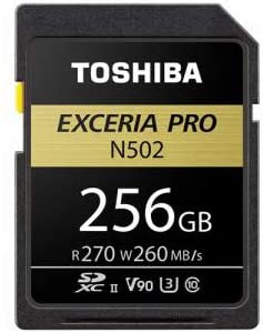 TOSHIBA SDHC SDXC記憶装置歌留多 「EXCERIA PRO」 256GB SDXU-D256G ds-2095633