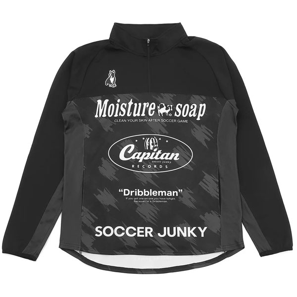 ＜全品10%OFFクーポン発行中＞ soccer junky（サッカージャンキー）　SJ24D14 2　サッカー　フットサル　LALALA+8 ハーフZIP トレーニングトップ 24FW