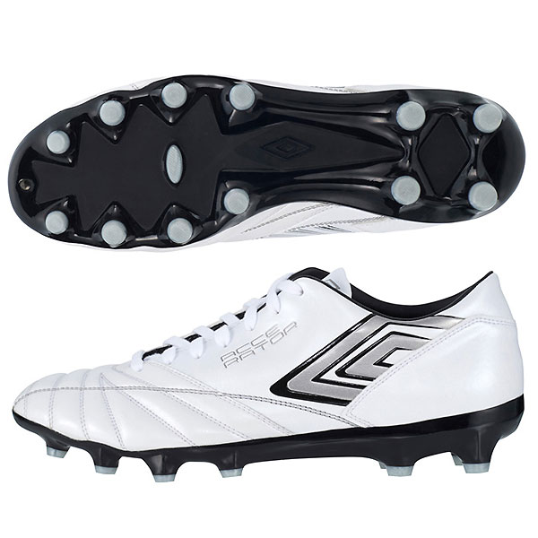 【新品同様】希少珍品 umbro サッカーシューズ 赤白 スパイク アクセレイター KL レッド×ホワイト アンブロ サッカースパイク