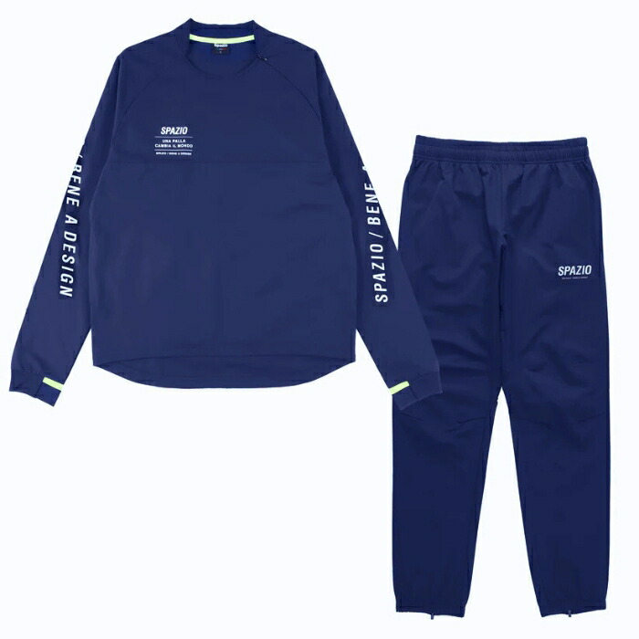 ＜全品10%OFFクーポン券ふり出し中＞  SPAZIO（スパッツィオ） GE0837  21 蹴球 フットサル お坊っちゃん  ピステジャージ 上下書き割り 22FW