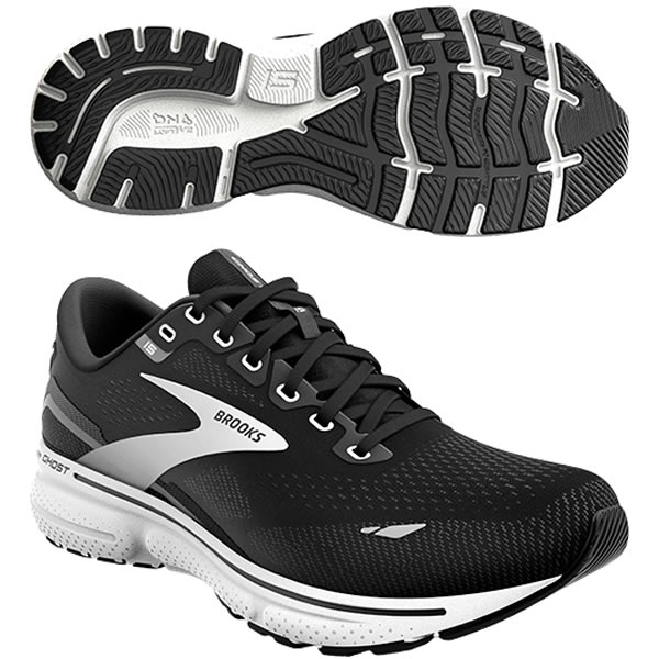 【楽天市場】＜期間限定クーポン発行中＞ BROOKS（ブルックス） BRW3802 BLK/W ランニング シューズ Ghost15 ゴースト