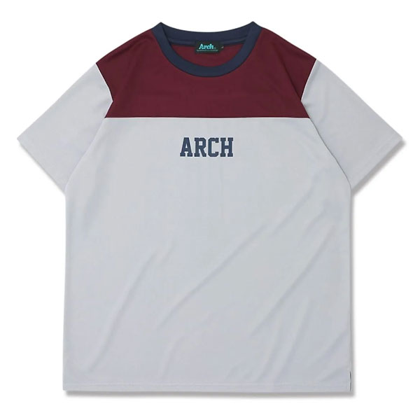 ＜全品10%OFFクーポン発行中＞ ＜ネコポス発送 送料無料＞ ARCH（アーチ）　T125130 GRY　バスケットボール　Ｔシャツ　football tee DRY　25SS