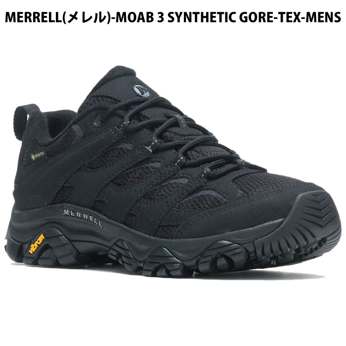 ＜全品10%OFFクーポン発行中＞ MERRELL（メレル）　M500239 メンズ トレッキング シューズ　MOAB 3 SYNTHETIC GORE-TEX モアブ 3 シンセティック ゴアテックス 26SS