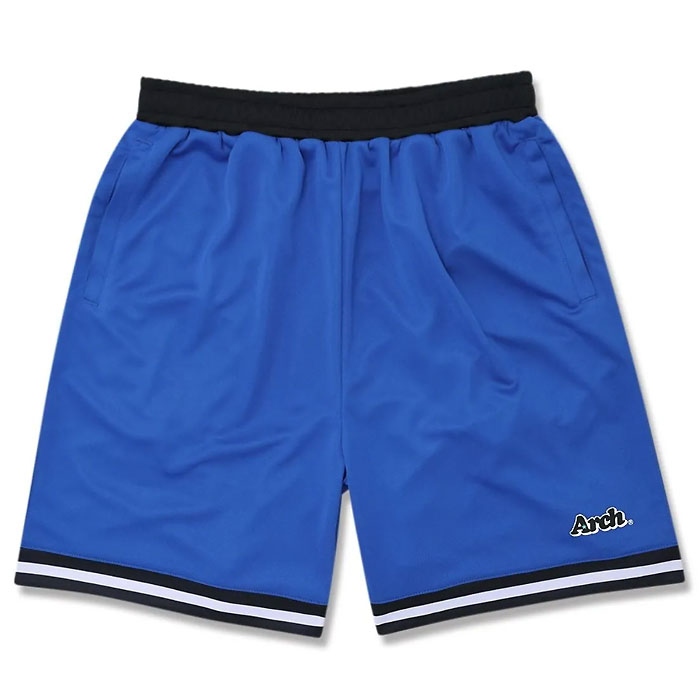 ＜全品10%OFFクーポン発行中＞ ＜ネコポス発送 送料無料＞ ARCH（アーチ）　B125134 BLU　バスケットボール　プラクティスパンツ rise up shorts 26SS