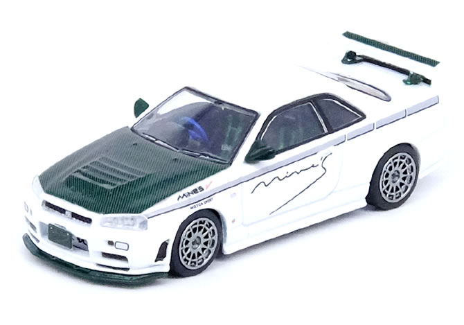 楽天市場】TIMEMICRO 1/64 日産 スカイライン GT-R R34 ブルー