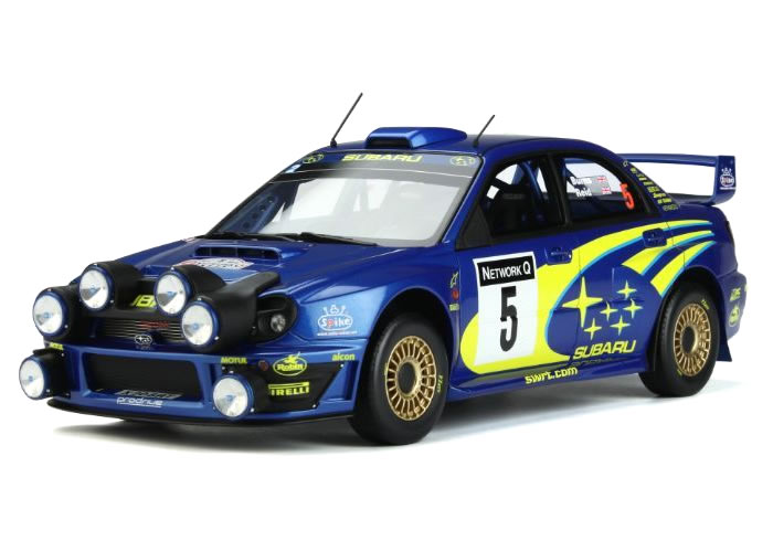 楽天市場】オットー 1/18 スバル インプレッサ WRC #5 ラリー