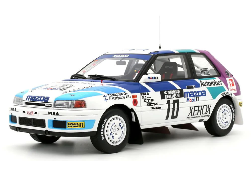 楽天市場】【絶版品】OttO mobile 1/18 マツダ 323 GT-R