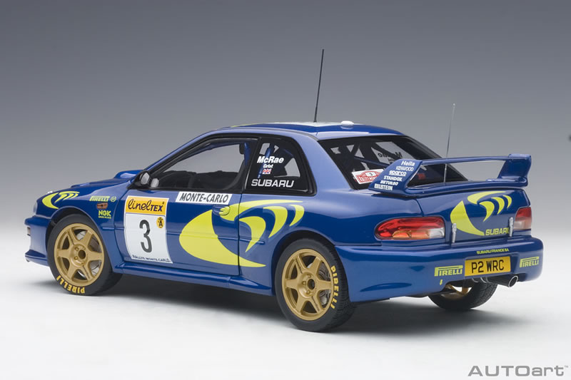 楽天市場 オートアート 1 18 スバル インプレッサ Wrc No 3 モンテカルロラリー 1997 コリン マクレー ニッキー グリスト カーホビーショップ アンサー