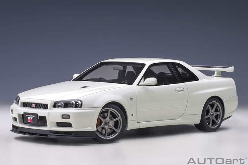 枚数限定 オートアート 1/18 日産 スカイライン GT-R (R34) Vスペック