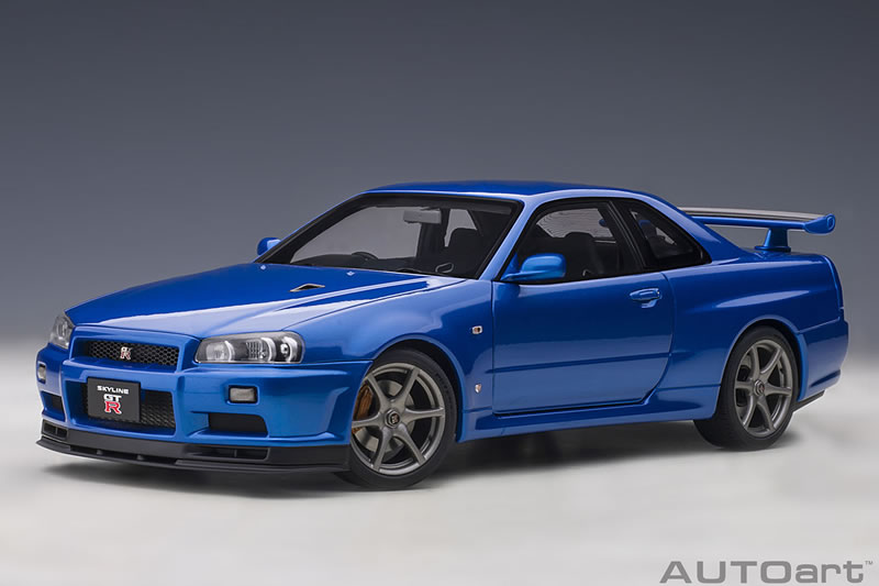 期間限定お試し価格 オートアート 1 18 ベイサイドブルー Ii Vスペック R34 Gt R スカイライン 日産 車