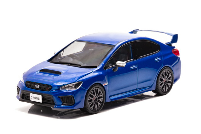 【絶版品】CAR-NEL 1/43 スバル WRX STI Type S (VAB) 2018 WR青碧パール