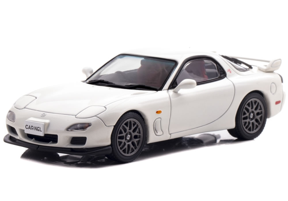 CAR-NEL 1/43 マツダ RX-7 Type RZ (FD3S) 2000 スノーホワイトパールマイカ