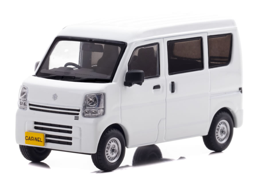 CAR-NEL 1/43 スズキ エブリイ PA (DA17V) 2021 ホワイト