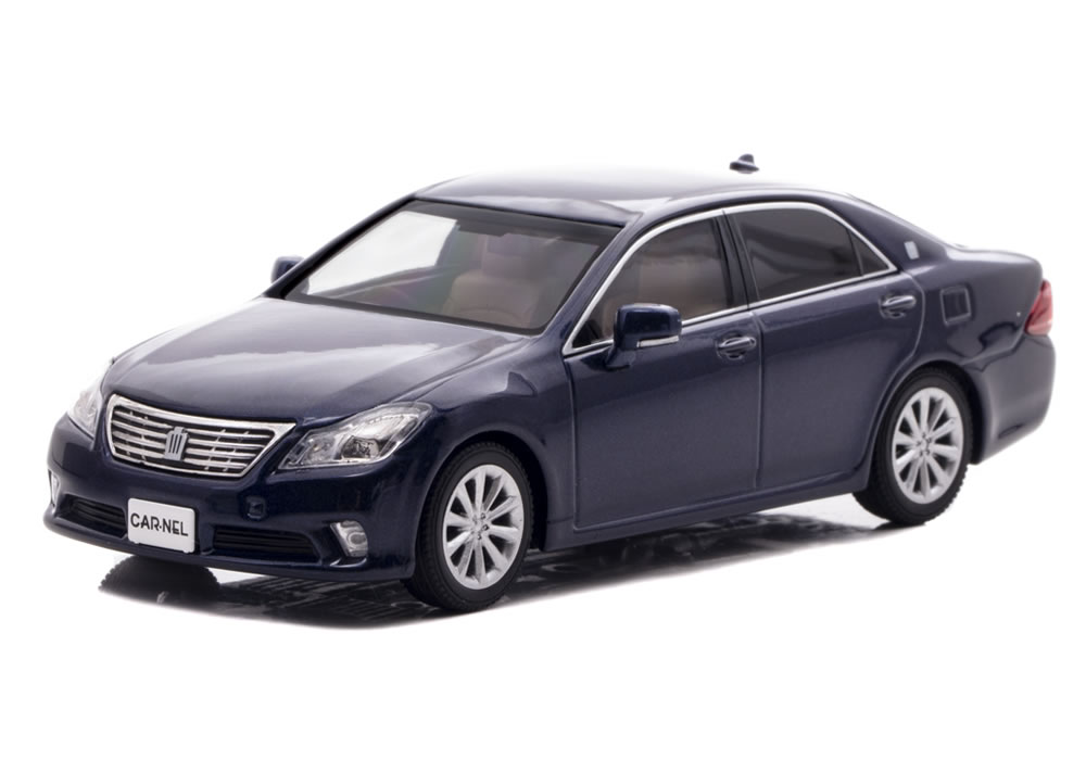 CAR-NEL 1/43 トヨタ ジャケット冠 ロイヤル赤ちょうちんG (GRS202) 後期型 2010 ダークブルーマイカ