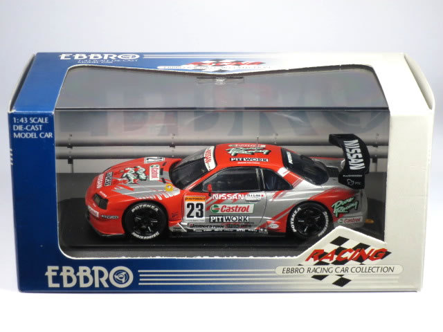 楽天市場】エブロ 1/43 JGTC 2001 XANAVI HIROTO R34 GT-R HIGH DOWN