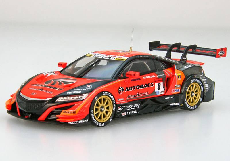 エブロ ARTA NSX CONCEPT-GT SUPER GT500 1/18 エブロ 1/43 ARTA NSX-GT 2018 スーパーGT500 No.8 野尻智紀