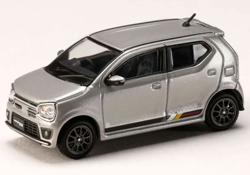 【絶版品】Hobby JAPAN 1/64 スズキ アルト ワークス (HA36S) スチールシルバーメタリック
