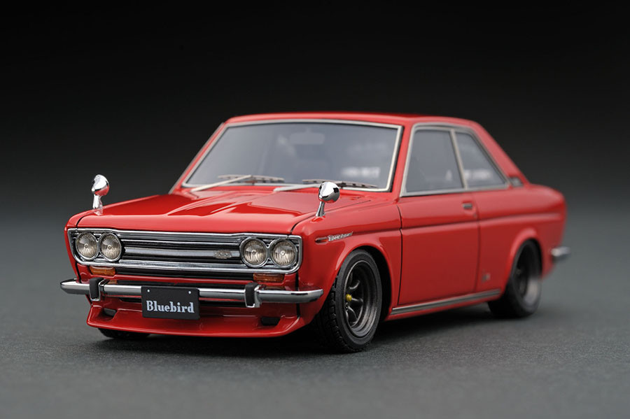 CAR HOBBY SHOP ANSWER ignition model 1/43 Datsun Bluebird Coupe (KP510) red (RS Watanabe wheel