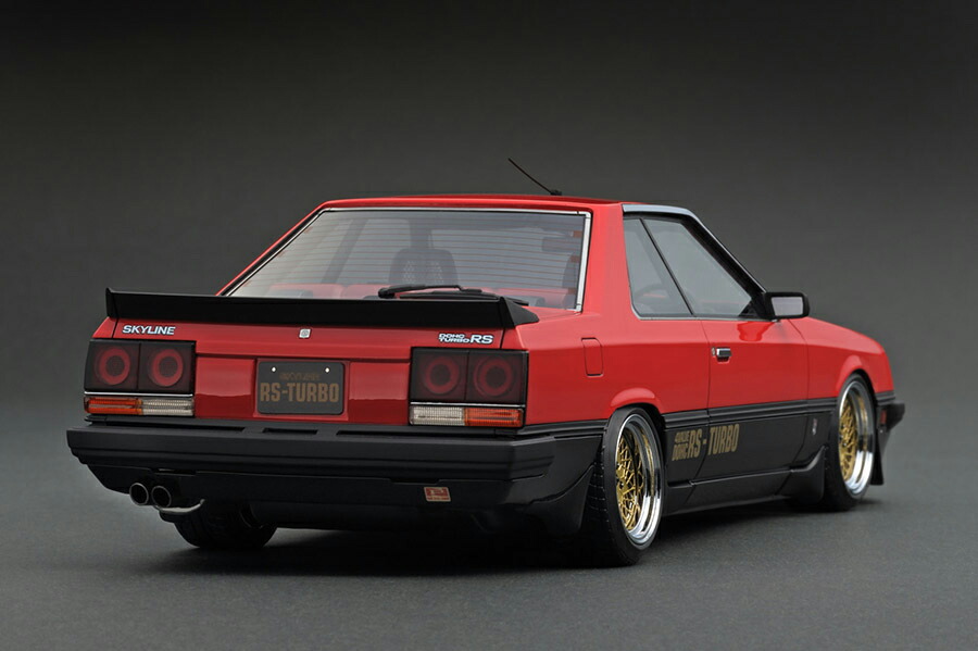 大特価放出高評価 Model Ignition エブロ Rs ミニカー レッドii 1 18 スカイライン アンサー 1 12 R30 日産 ターボ Ssrメッシュホイール カーホビーショップ