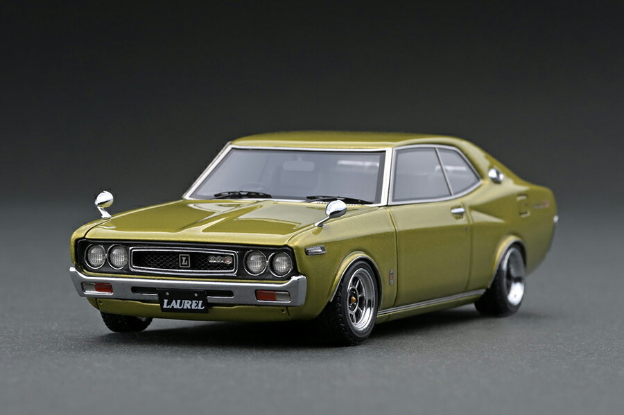 楽天市場 Ignition Model 1 43 日産 ローレル 00 Sgx C130 前期型 メタリックグリーン ハヤシストリート 14インチホイール カーホビーショップ アンサー