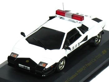 楽天市場 ジール特注 イクソ 1 43 ランボルギーニ カウンタック 5000qv パトカー 湾岸 カーホビーショップ アンサー