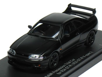 【絶版品】CAR-NEL 1/43 日産 R34 GT-R 先行試作車 (R33 GT-R Vスペック) マットブラック (品番シール無)