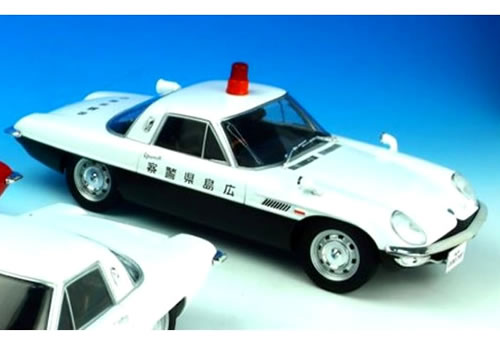 ファースト18モデル 1/18 マツダコスモスポーツ パトカー 広島県警察モデル ファースト18 1/18 マツダ コスモスポーツ 広島県警察 警察車両