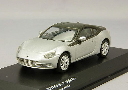 京商 1/64 トヨタ 86 x style Cb シルバーメタリック|カーホビーショップ アンサー