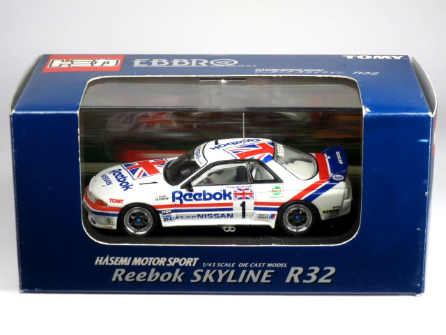 楽天市場】【絶版品】 エブロ 1/43 スカイライン GT-R (R32) ホワイト : カーホビーショップ アンサー