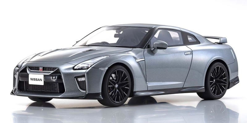 楽天市場】ミニカー 1/18 日産 GT-R 2020 グレー 京商 サムライ