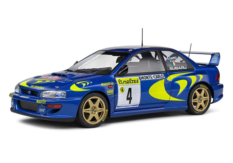 スバル WRC ラリーカー 1:18 ソルベルグ AUOTart製1/18 2004年スバルインプレッサWRC/ペターソルベルグ