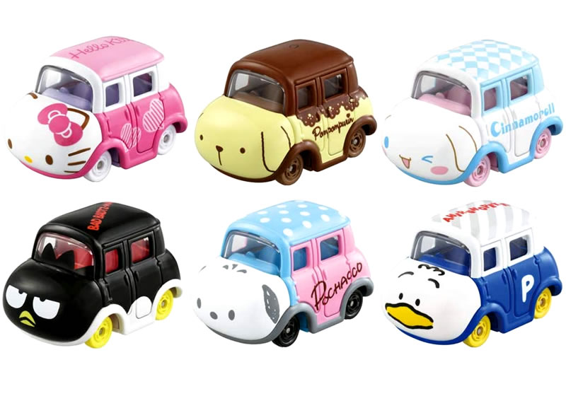 4セット　トミカ ドリームトミカ サンリオ vol.1 タカラトミー ドリームトミカ TOMICA TUNES サンリオ