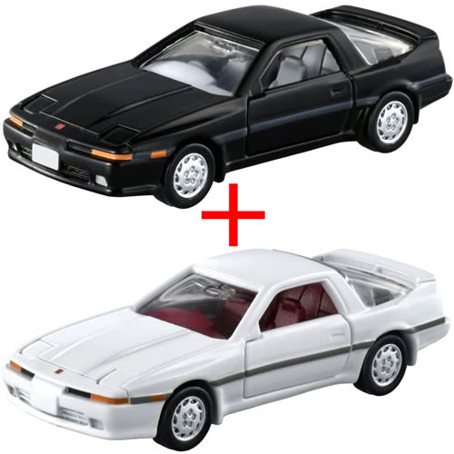 トミカリミテッドヴィンテージ LV-N106e,fトヨタスープラ 2台セット トミーテック LV-N106f トヨタ スープラ 2.0 GTツインターボ (紺