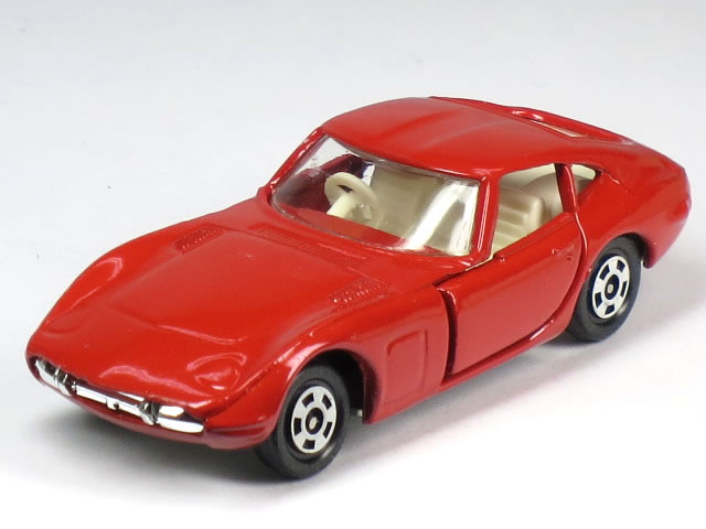 TOMICA　トミカ　トヨタ2000GT　赤色　1Aホイール　箱付き ミニカーショップグローバル - トミカ 5 トヨタ 2000GT 【赤1A