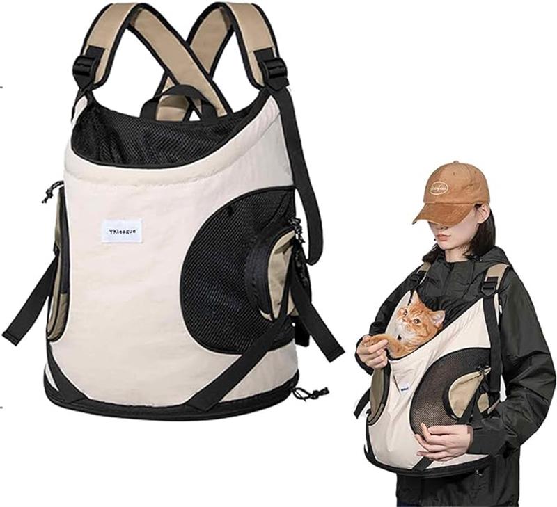 だっこひも リュック型 ペット用 キャリーバッグ 猫 抱っこ紐 ペットおんぶひも 抱っこバッグ ペットスリング 小型犬 猫 ペット バッグ キャリー リュック ショルダー 肩掛け バッグ 底板 長さ調節可能 飛び出し防止 お出かけ 軽量 人間工学 持ち運び便利 ポケット付き｜ANTONLINE店