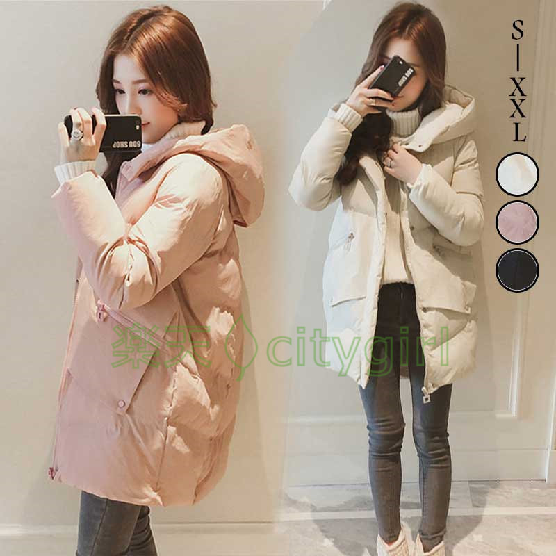 【CityGirl】落ちこむ上衣 レディース アウター 中綿落ちこむ上衣 真っただ中丈アウター アウター 落ちこむ上衣 レディースアウター 冬服 真っただ中丈 落ちこむ厚地の外套 中綿厚地の外套 好いたらしいめ 韓国風 亭主もち ゆったり 生あたたかい 厚地の外套 冬 朦々たる 今めかしい