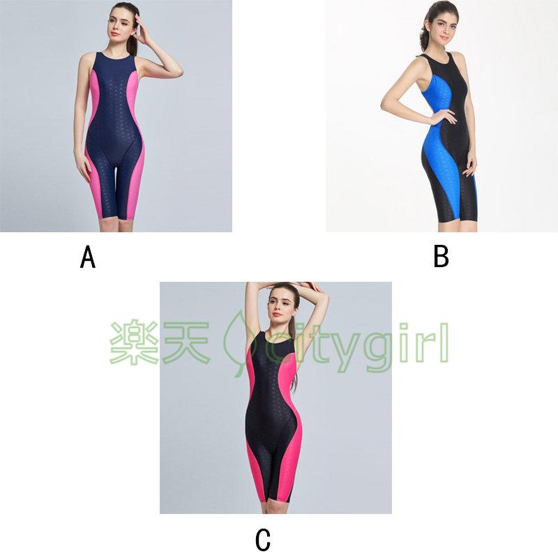 Citygirl 女性水着 連体水着 フィットネス水着 ボディスーツ レディース 競泳水着 パッド付き フィットネス ワンピース 女性 練習用 トレーニング用 スイムウェア 大きいサイズ 動きやすい 水泳パンツ 海水パンツ 動きやすい 練習用 日焼け防止 Letempslev K7a Com