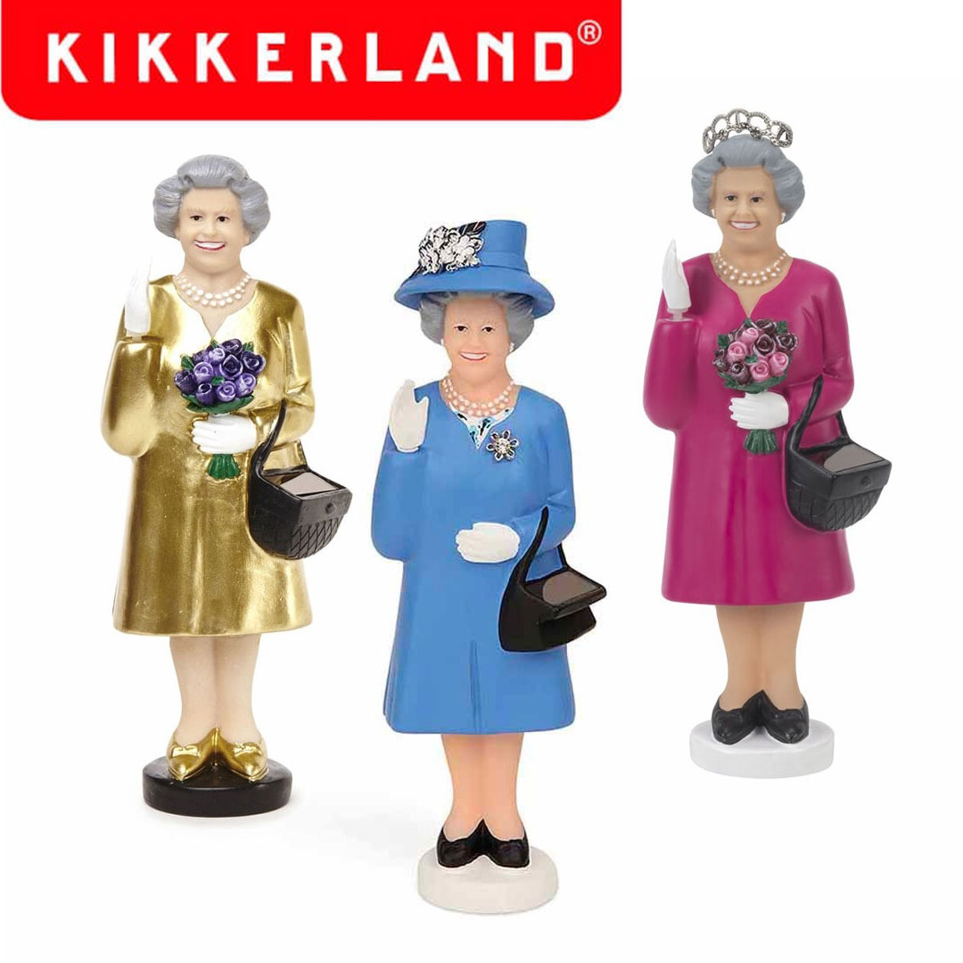 楽天市場】KIKKERLAND エリザベス女王 ソーラークイーン