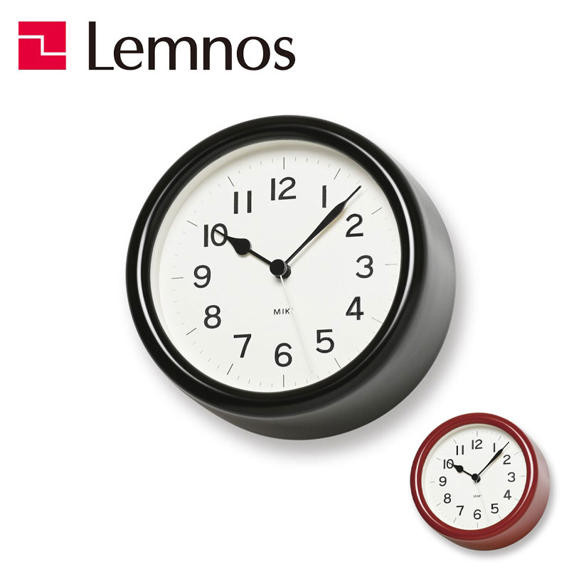 【全品10倍】【クーポン不可】【売れ筋】レムノス Lemnos 掛け時計 置き時計 MIKI URUSHI WAJIMA NY22-04 BK ブラック NY22-04 RE レッド ミキ ウルシ ワジマ タカタレムノス 輪島塗 漆塗り 日本製 時計 壁掛け時計 掛時計 壁掛け 置時計掛け置き兼用 おしゃれ かわ