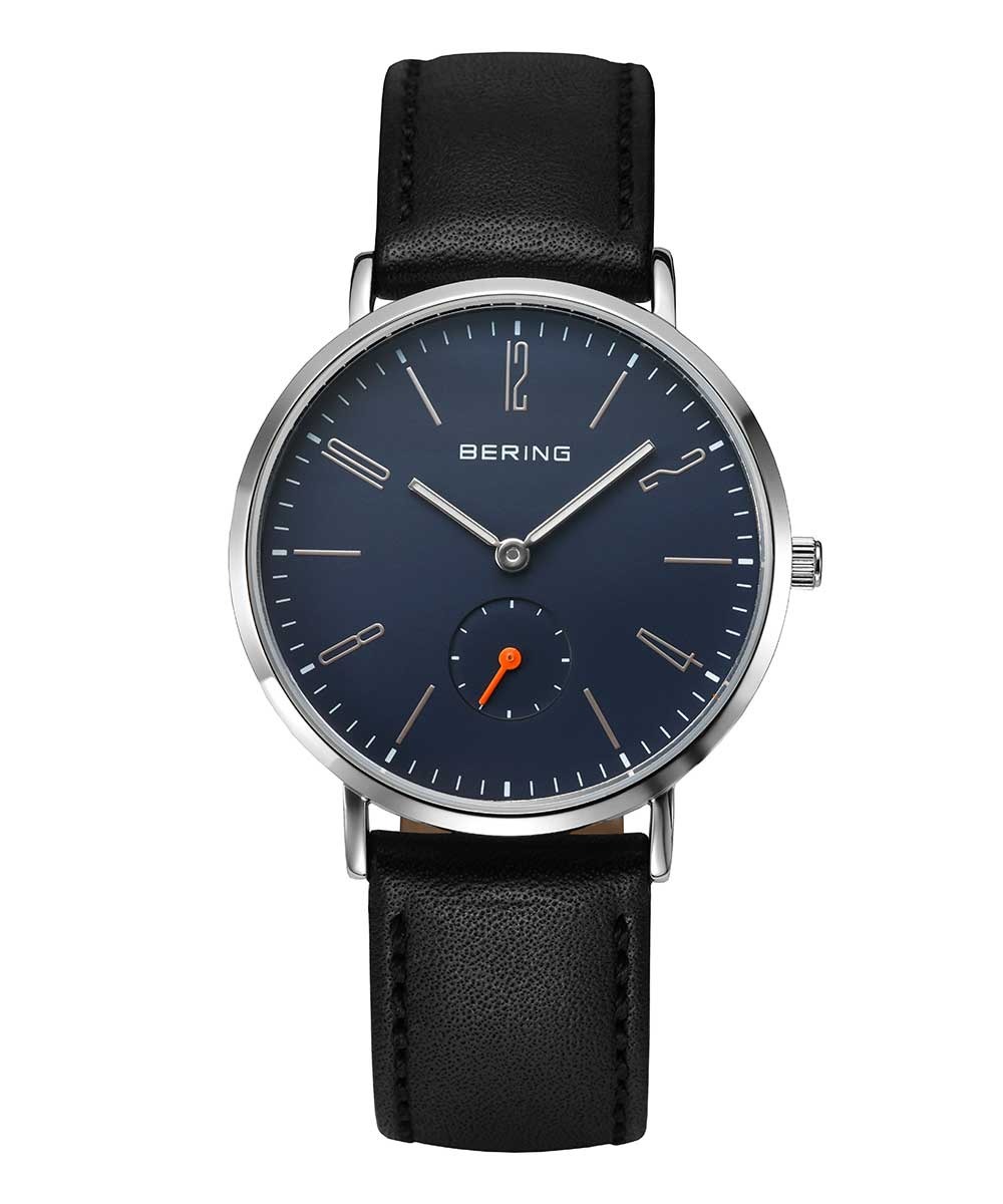【全品10倍】【引き換え証不可】【売れ筋】BERING Unisex Classic Scandinavian Small second \u0026 Leather 14036-407 ベーリング ユニ一発やるウオッチ クラシックスカンジナビアン なめし革 米国海軍文字記号盤×黒三尺帯
