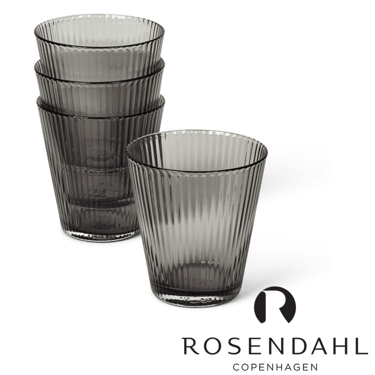 【全品10倍】ローゼンダール グランクリュ ヌーヴォー タンブラー 4個セット スモーク 260ml ROSENDAHL Grand Cru Nouveau グラス セット コップ ガラス おしゃれ 北欧 シンプル モダン 食洗機対応 ギフト プレゼント 結婚祝い 新築祝い デザイナーズ デンマ