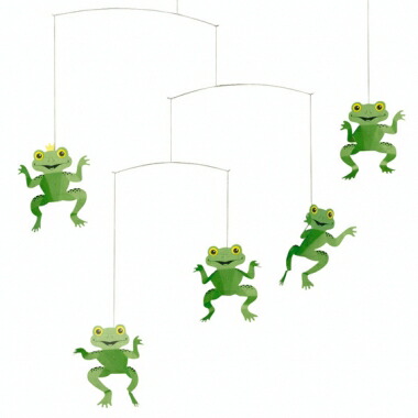 【全品10倍】フレンステッドモビール ハッピーフロッグ Happy Frog カエル FM-112A モビール フレンステッド 北欧 赤ちゃん おしゃれ 大人 FLENSTED MOBILES 出産祝い 女の子 男の子 吊り下げ オブジェ 置物 フレンステッド モビールズ 手作りキット 材料
