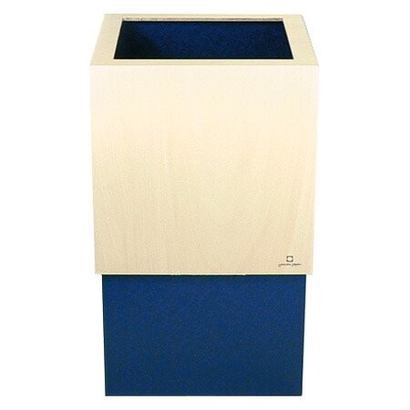 【全品10倍】ゴミ箱 ダストボックス 10L W CUBE ダークブルー スリム 分別 屋外 キッチン 北欧 おしゃれ かわいい 北欧 ギフト 誕生日プレゼント インテリア 雑貨 シンプル