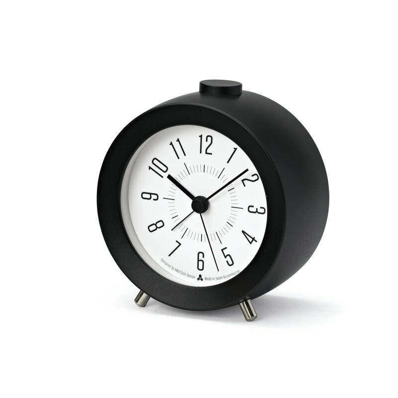 【全品10倍】【クーポン不可】【売れ筋】レムノス Lemnos AWA CLOCK JIJI alarm ブラック 目覚まし時計 置き時計 AWA13-04BK おしゃれ かわいい オシャレ 目覚し時計 大音量 置時計 電池式 小さい アナログ 日本製 北欧 モダン アンティーク レトロ シンプル プレゼ