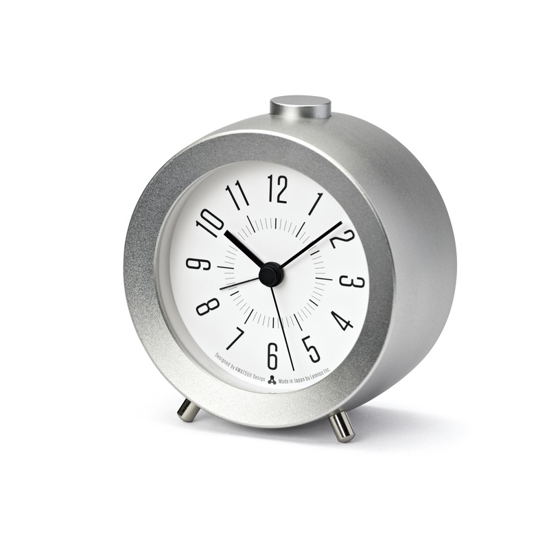 【全品10倍】【クーポン不可】【売れ筋】レムノス Lemnos AWA CLOCK JIJI alarm シルバー 目覚まし時計 置き時計 AWA13-04SL おしゃれ かわいい オシャレ 目覚し時計 大音量 置時計 電池式 小さい アナログ 日本製 北欧 モダン アンティーク レトロ シンプル プレゼ｜アントデザインストア